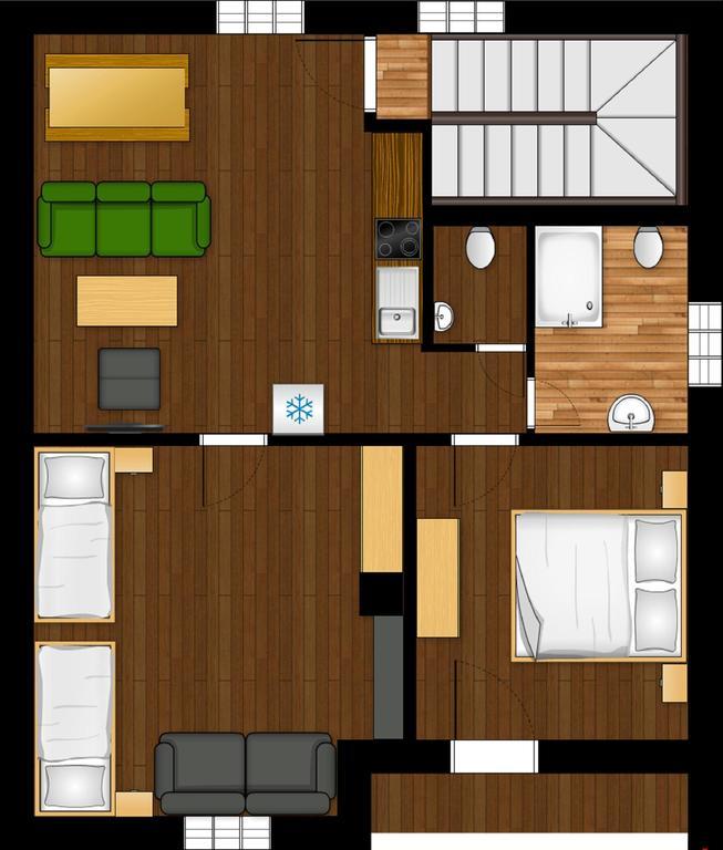Apartment House Kongen เดมานอฟสกา โดลินา ห้อง รูปภาพ